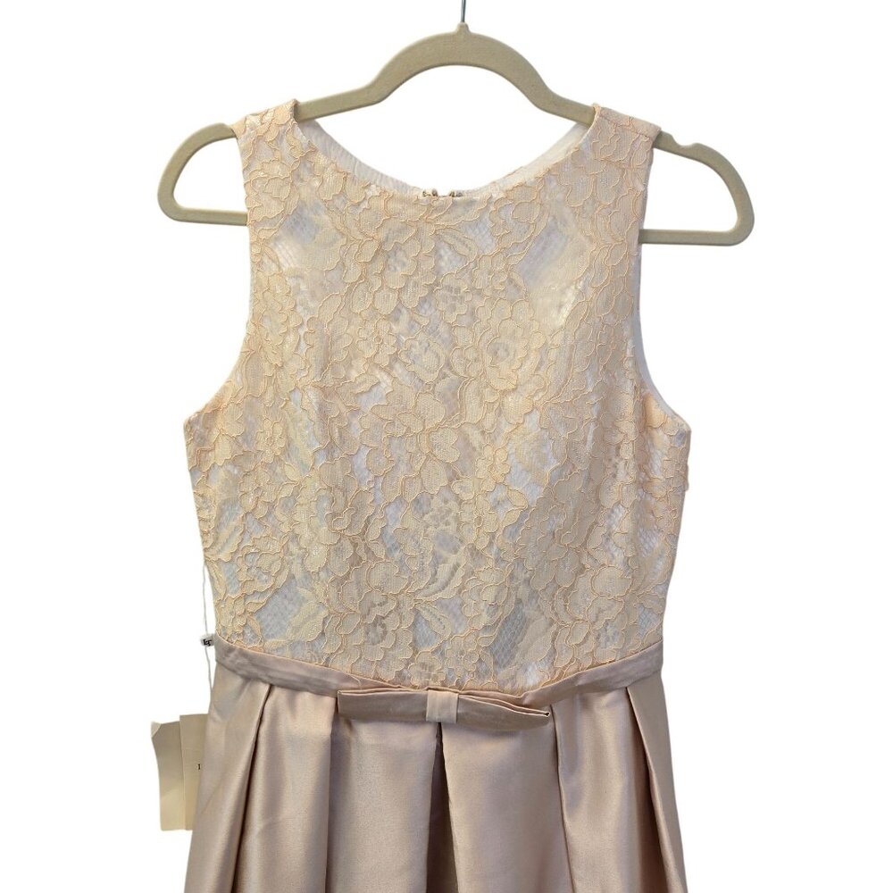 NWT LanTing Bridal Satin Lace Bodice Special Occasion Dress Size XS (est) - Picture 5 of 7